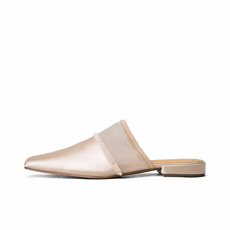 SHOEMAKER QUEEN Женские противоскользящие закрытые тапочки Шампань, цвет Champagne