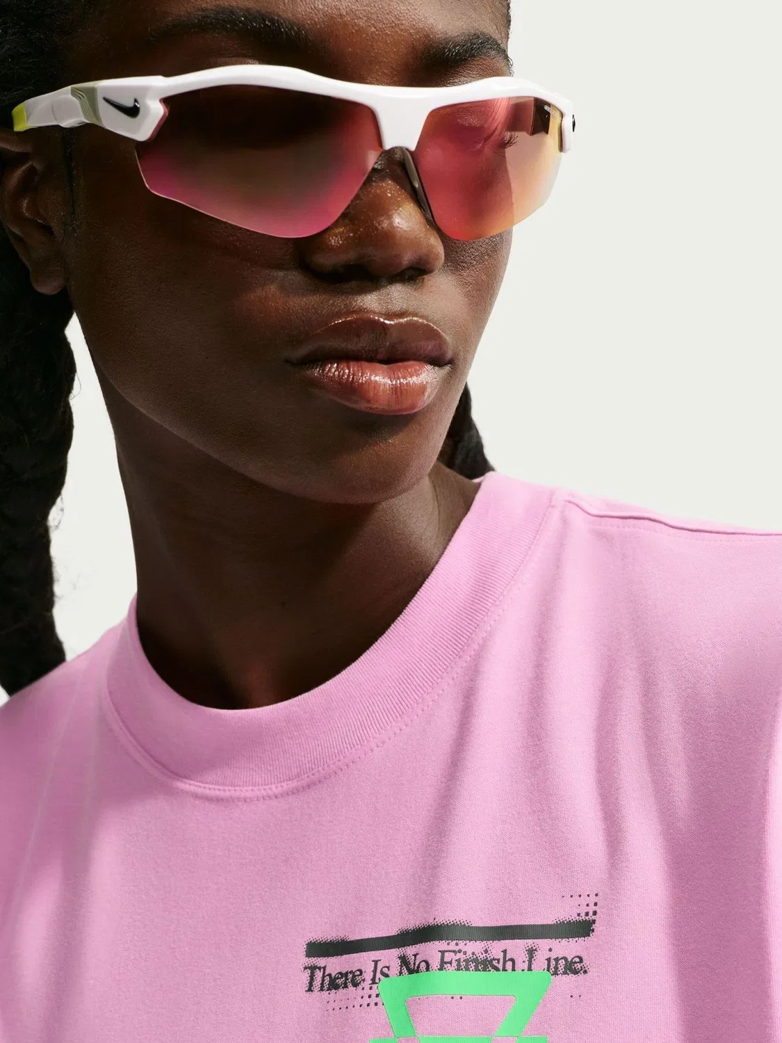 Футболка для бега Dri-FIT Boxy Nike, Pink Rise — фото 4