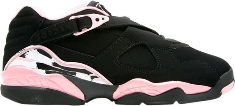 

Кроссовки Jordan 8 Retro Low GS Real Pink, черный