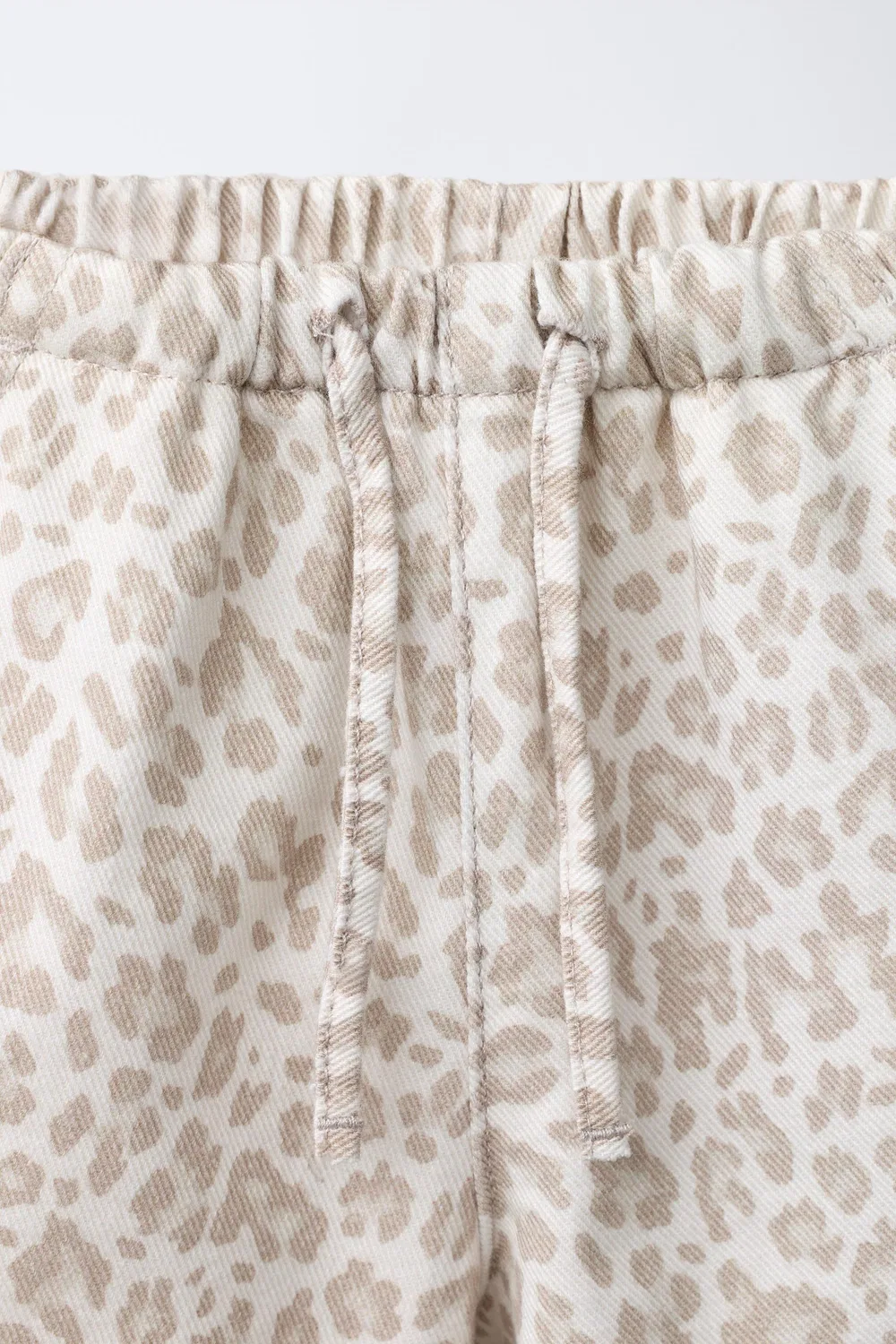 Джинсовые шорты-бермуды с животным принтом ZARA, Leopard — фото 3