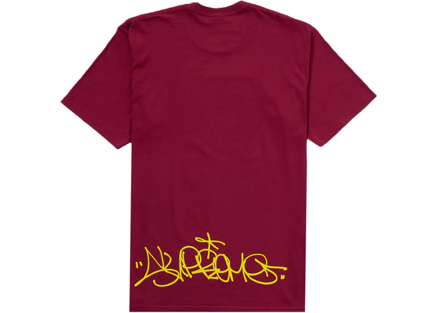 Мужская футболка с принтом Supreme IRAK Cast Tee, Cardinal — фото 2