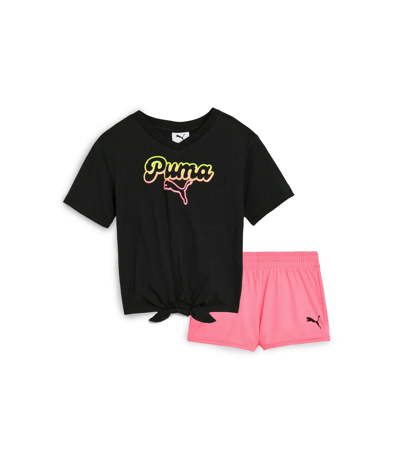 Комплект из футболки и трикотажных шорт (для малышей) Puma Kids, Black
