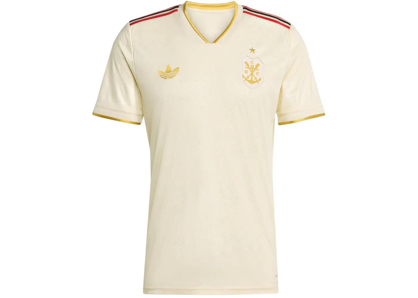 Мужская футбольная футболка с длинным рукавом Adidas, Cream White