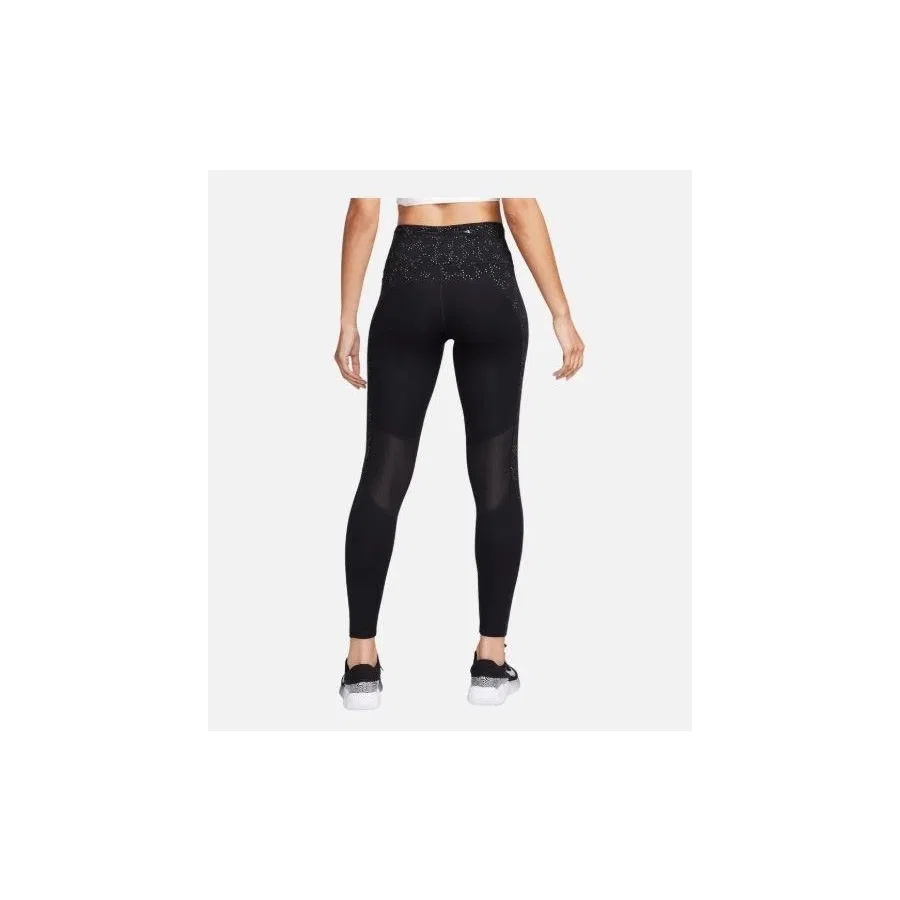 Женские спортивные леггинсы Dri-FIT Fast Mid Rise 7/8 Nike, Черный — фото 3