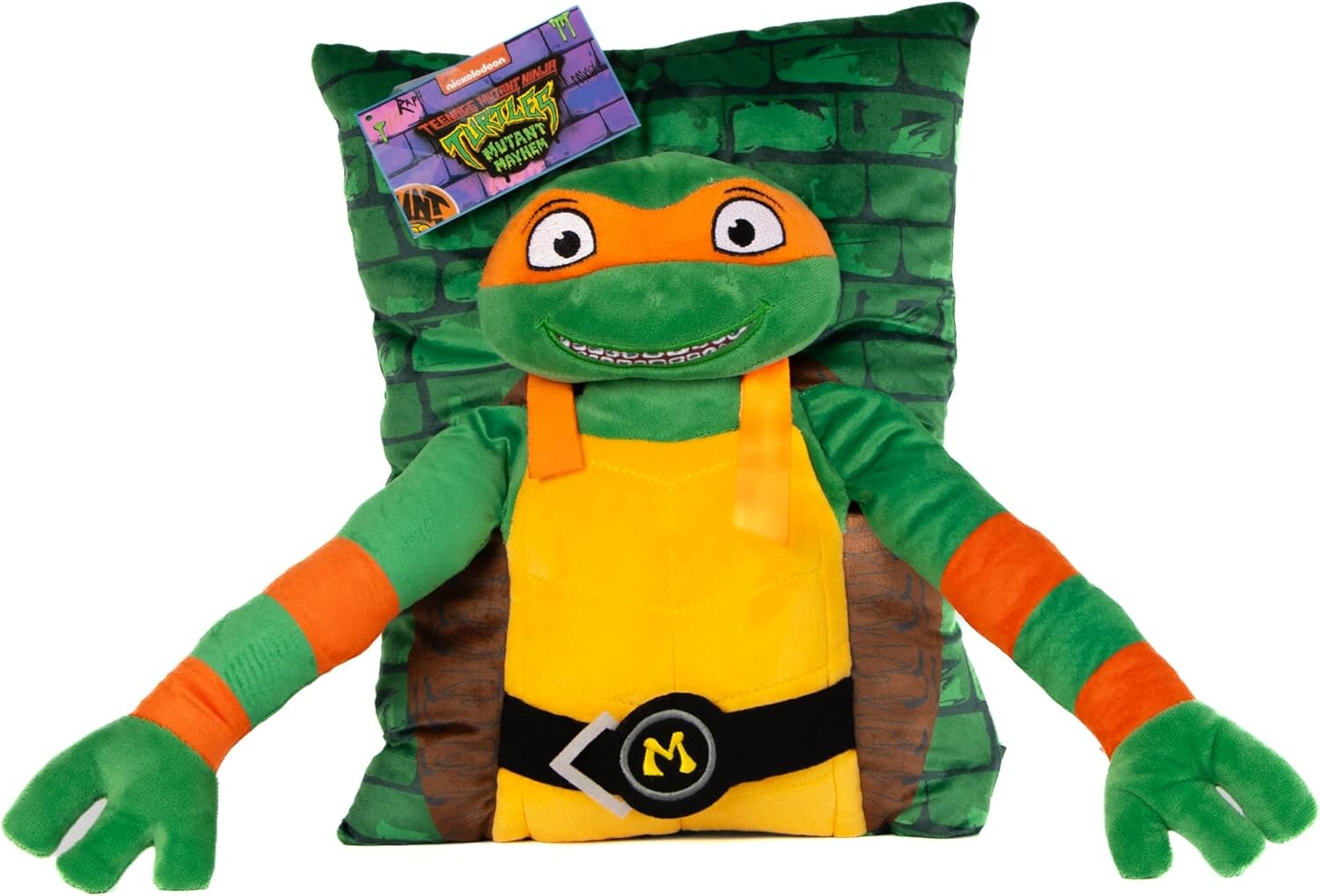 

Подушка Nickelodeon Teenage Mutant Ninja Turtles, Michaelangelo 3D Snuggle, зеленый