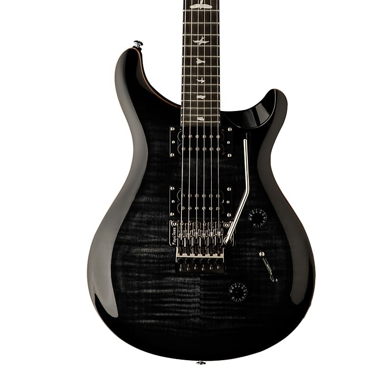 

PRS SE Custom 24 Floyd Carve Top Charcoal Burst с сумкой для переноски