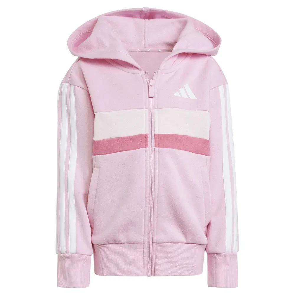 Толстовка и брюки Tiberio 3 Stripes Fleece Adidas, розовый — фото 4