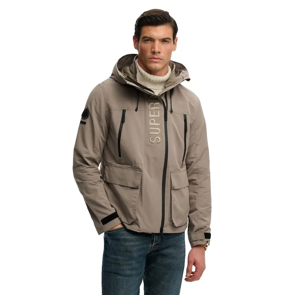 Куртка Ultimate Embroidered Winbreaker Superdry, бежевый