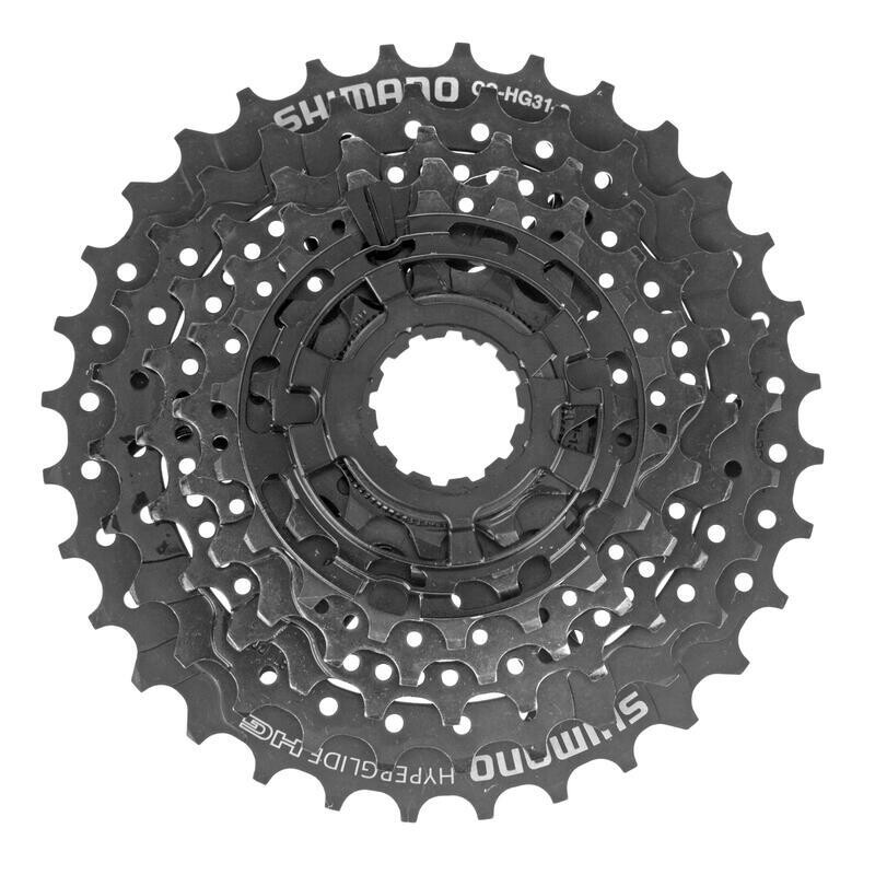 

Кассета 8-скоростная - CS-HG31-8 SHIMANO, бесцветный / бесцветный / черный