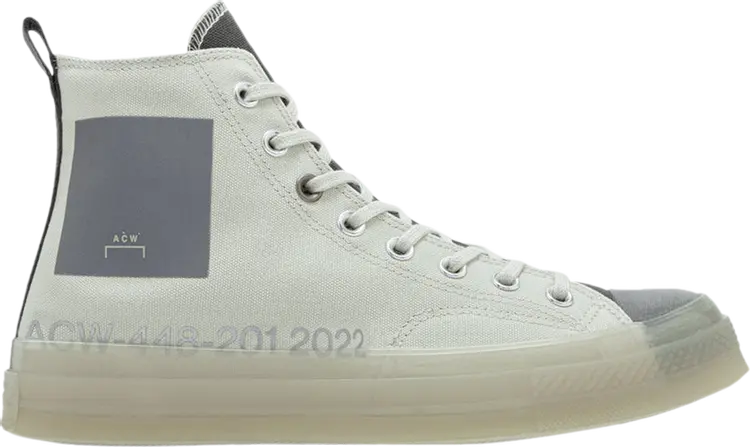 

Кроссовки Converse A-Cold-Wall* x Chuck 70 High Silver Birch, белый