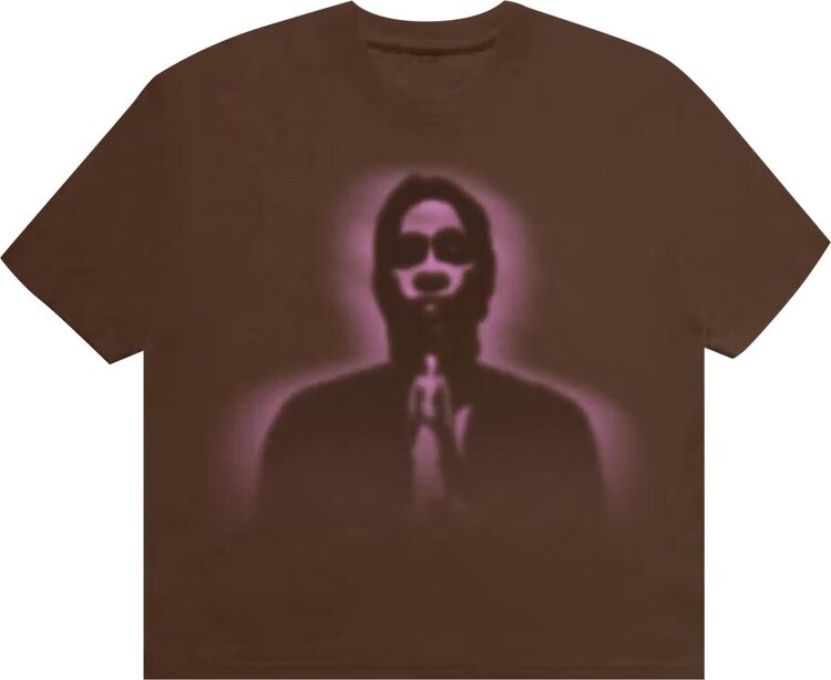 

Футболка Sp5der x Young Thug T-Shirt 'Angel Brown', коричневый