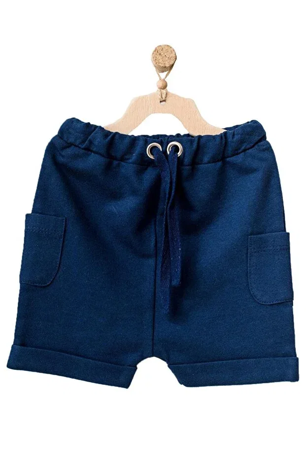 Детские шорты для мальчиков с завязками Andywawa, Navy Blue