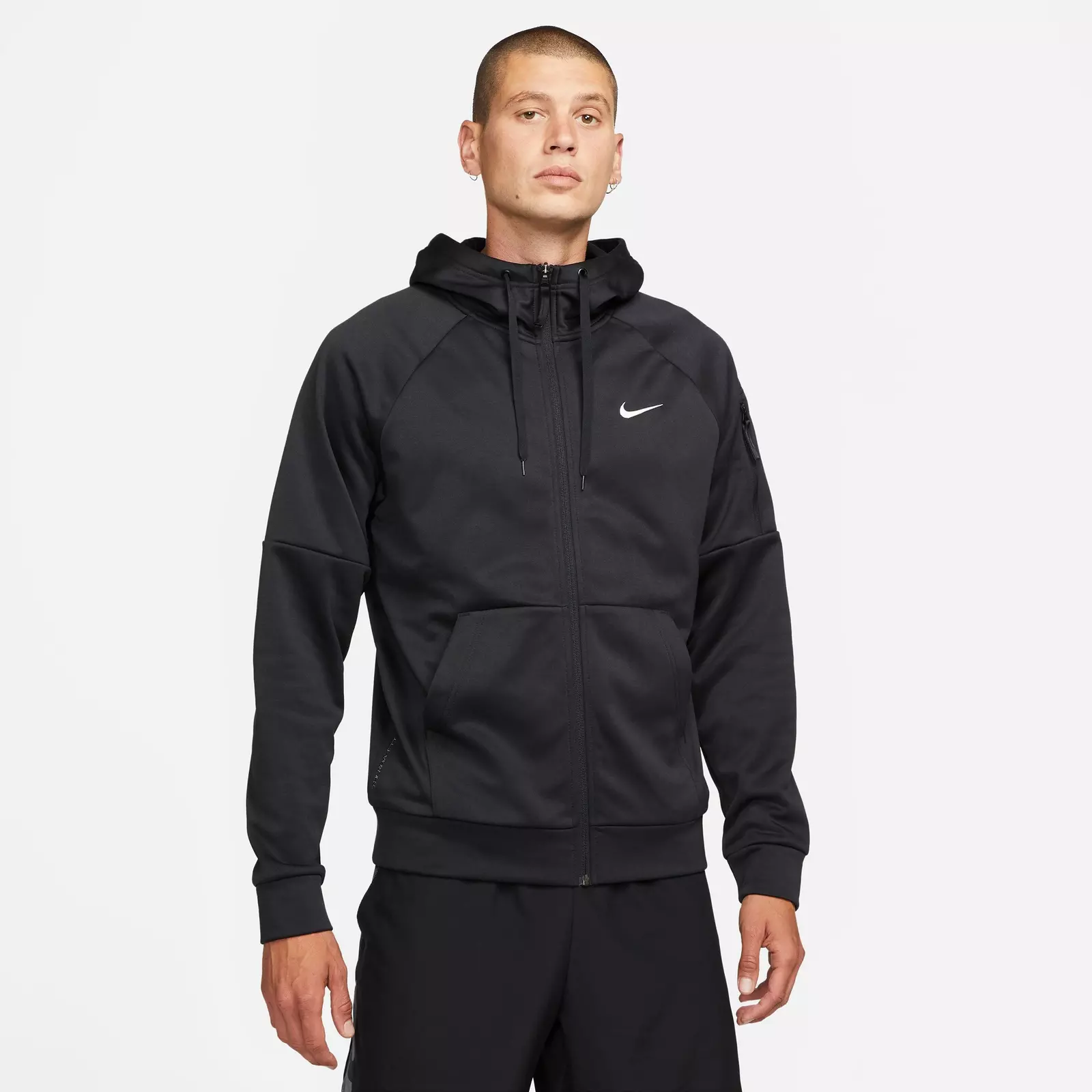 

Худи Men's Nike Therma-FIT Full-Zip, черный