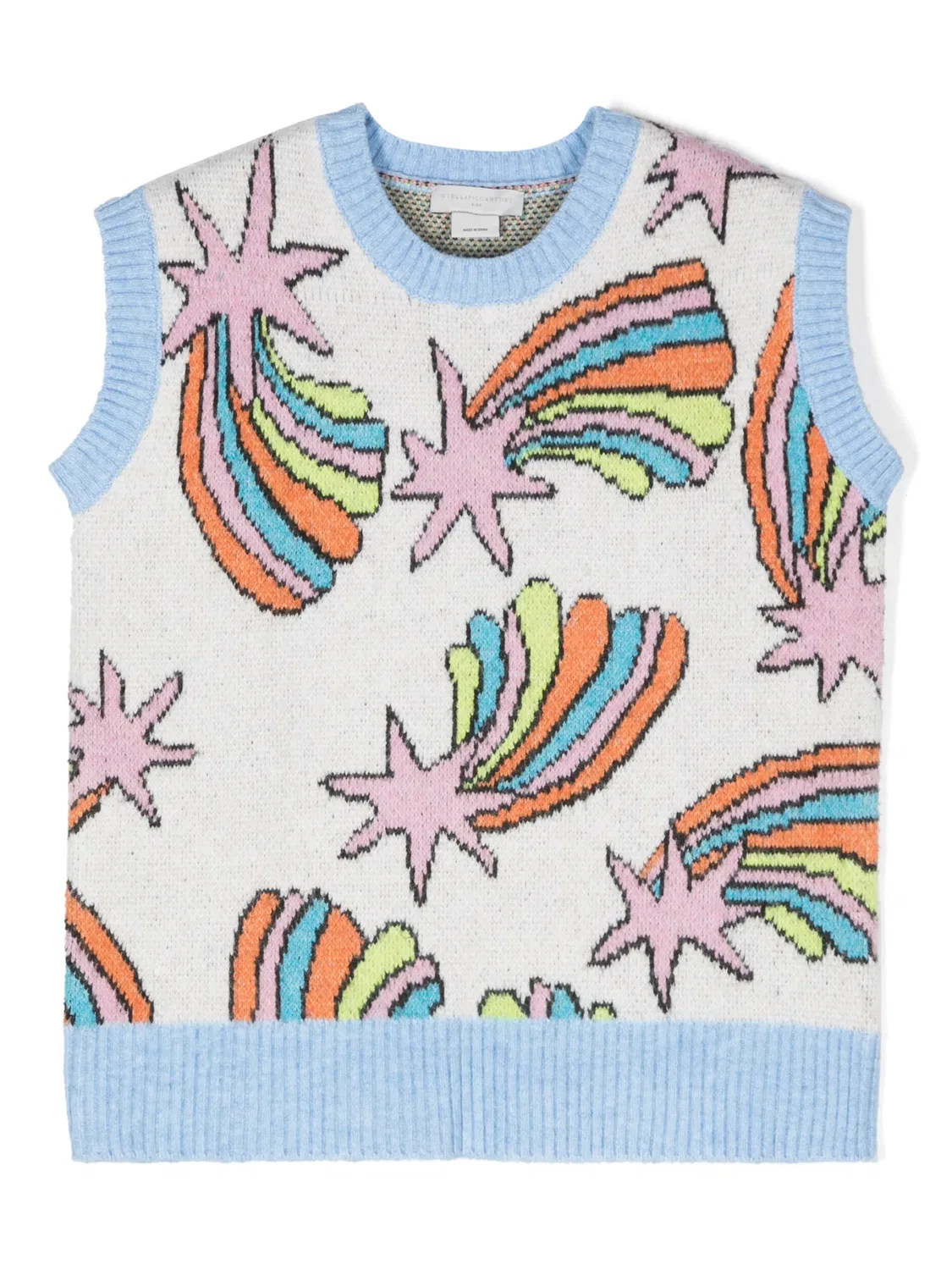 Жилет Shooting Stars Stella McCartney, синий