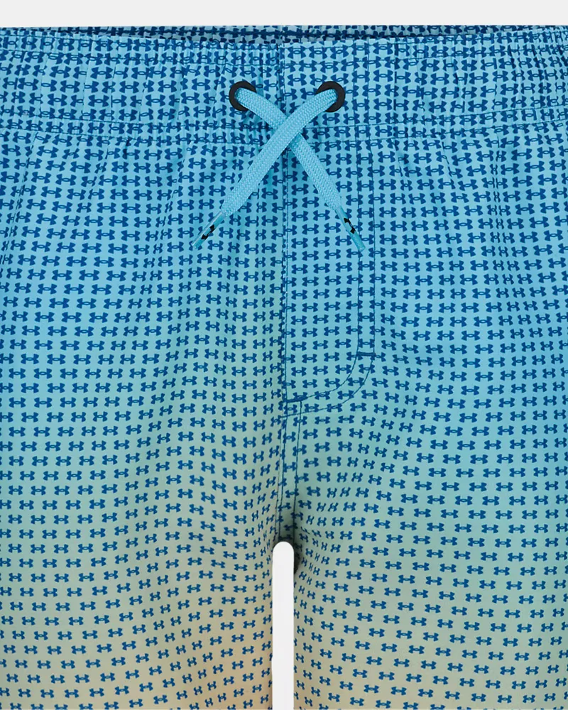 Плавки-шорты детские 15 см водоотталкивающие с UPF 50+ UA Gradient Logo UnderArmour, Varsity Blue — фото 2