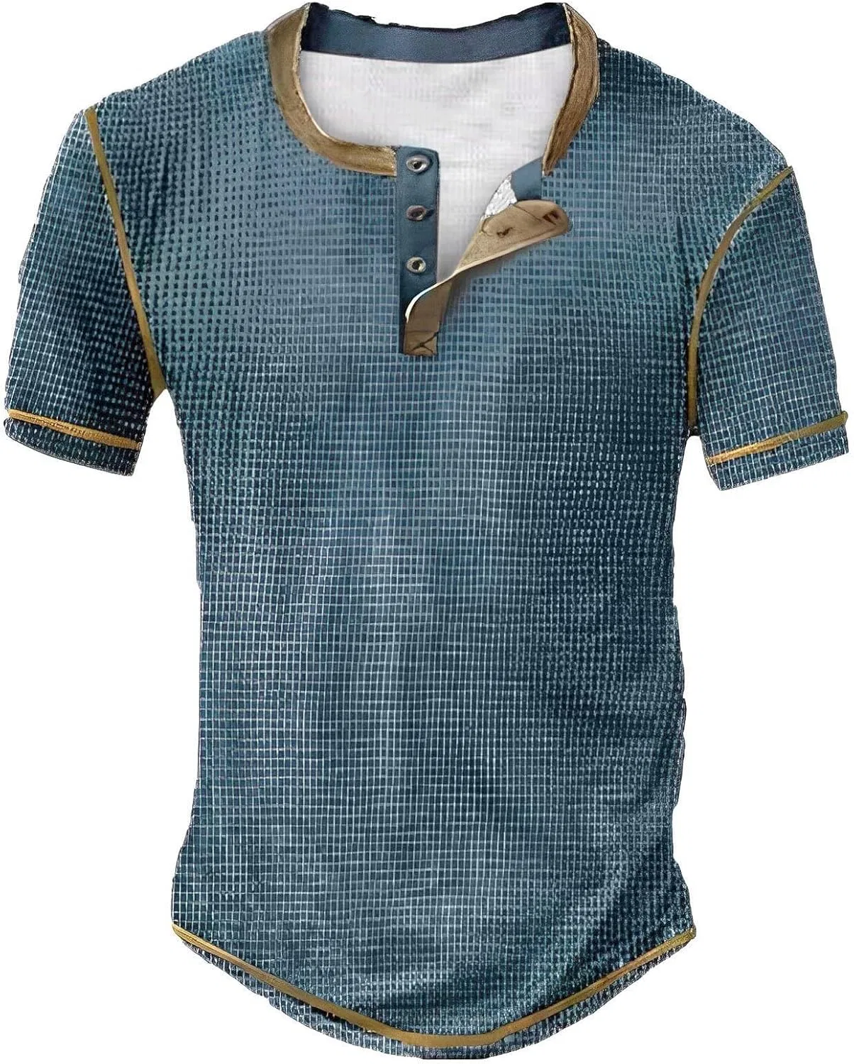 Мужская футболка с V-образным вырезом для тренировок, Light Blue