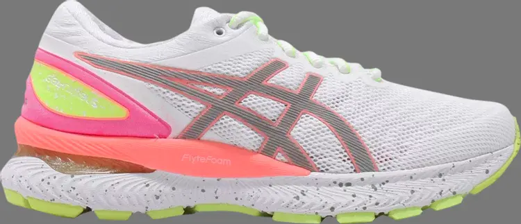 

Кроссовки wmns gel nimbus 22 lite-show 'white sun coral' Asics, белый