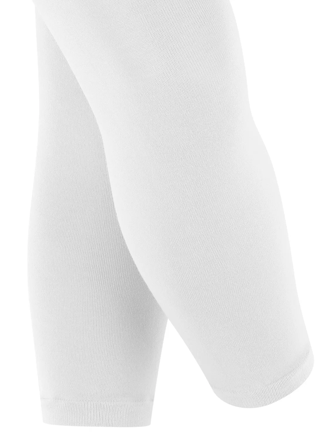Узкие леггинсы Falke Cotton Touch белого цвета — фото 3