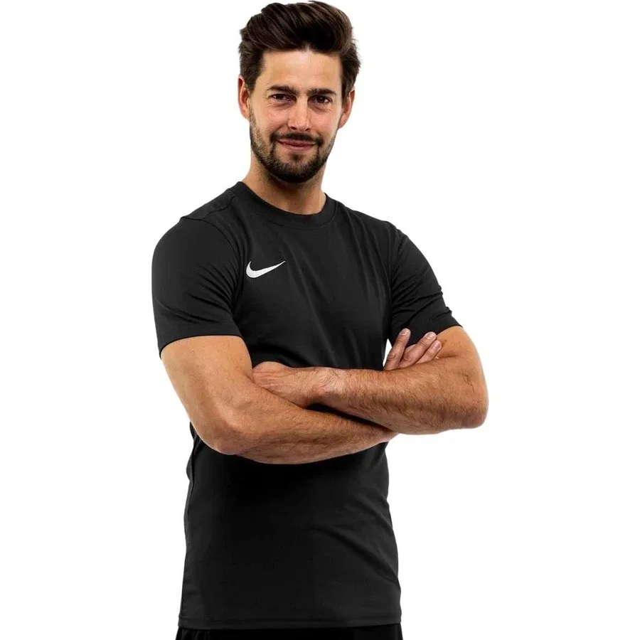 Футболка спортивная мужская с длинным рукавом Nike Dry Park VII Jsy, Черный