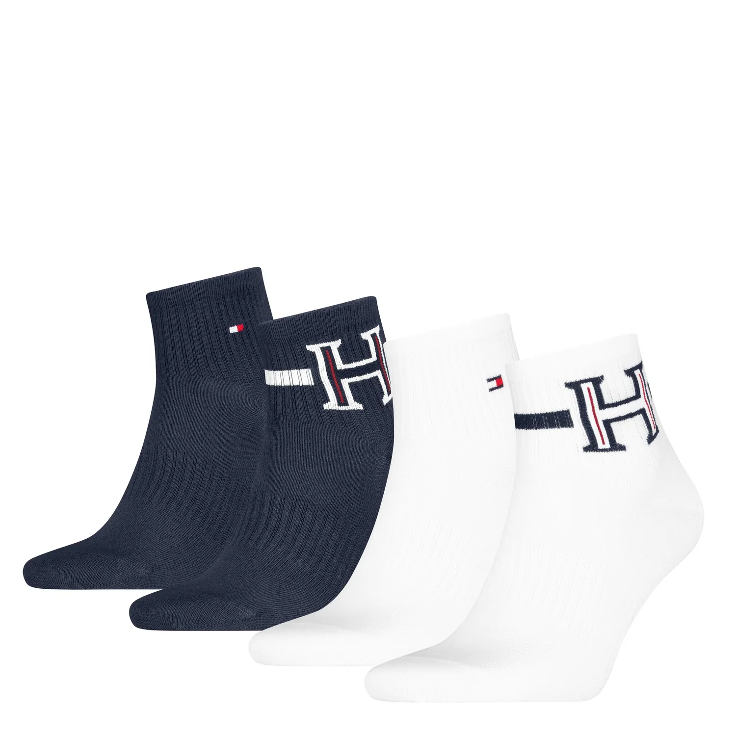 Мужские короткие носки Tommy Hilfiger, White/Navy