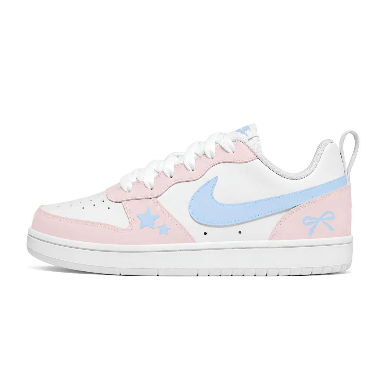 Детские кроссовки для скейтбординга с принтом Court Borough, Nike, Pink Blue