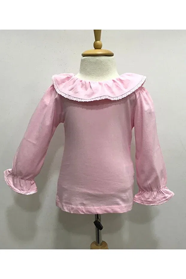 Детская футболка для девочек с длинным рукавом Çikoby, Pink