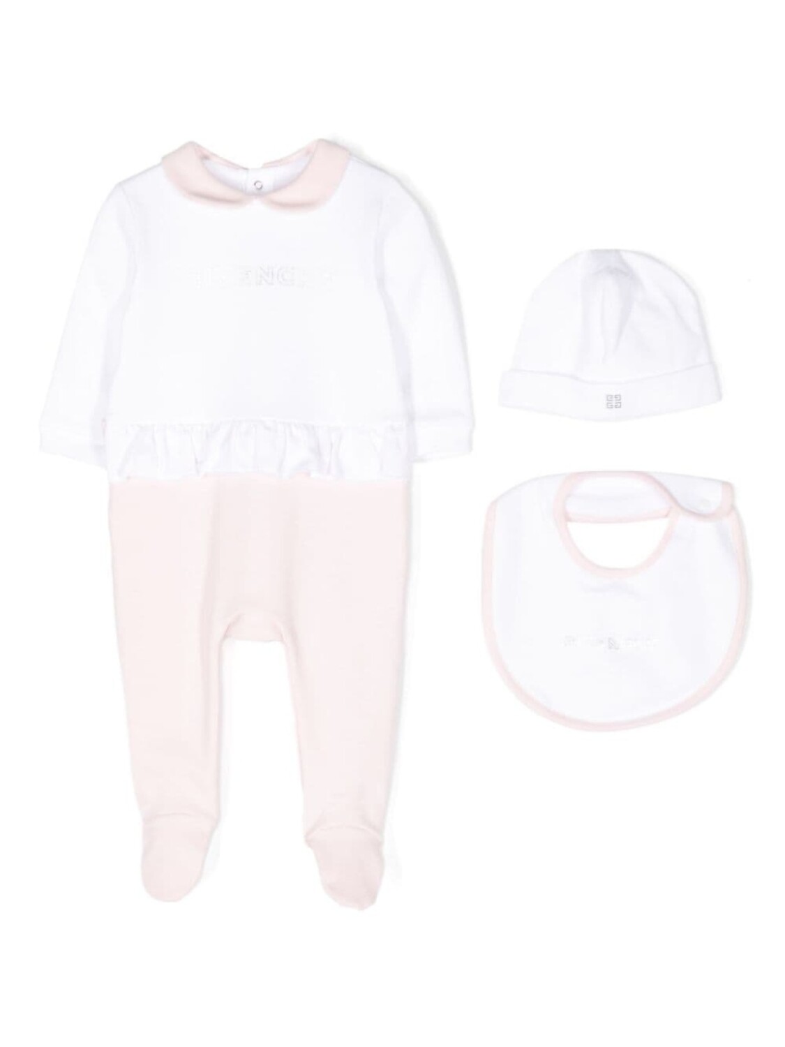 

Givenchy Kids комплект для роста ребенка с логотипом, розовый