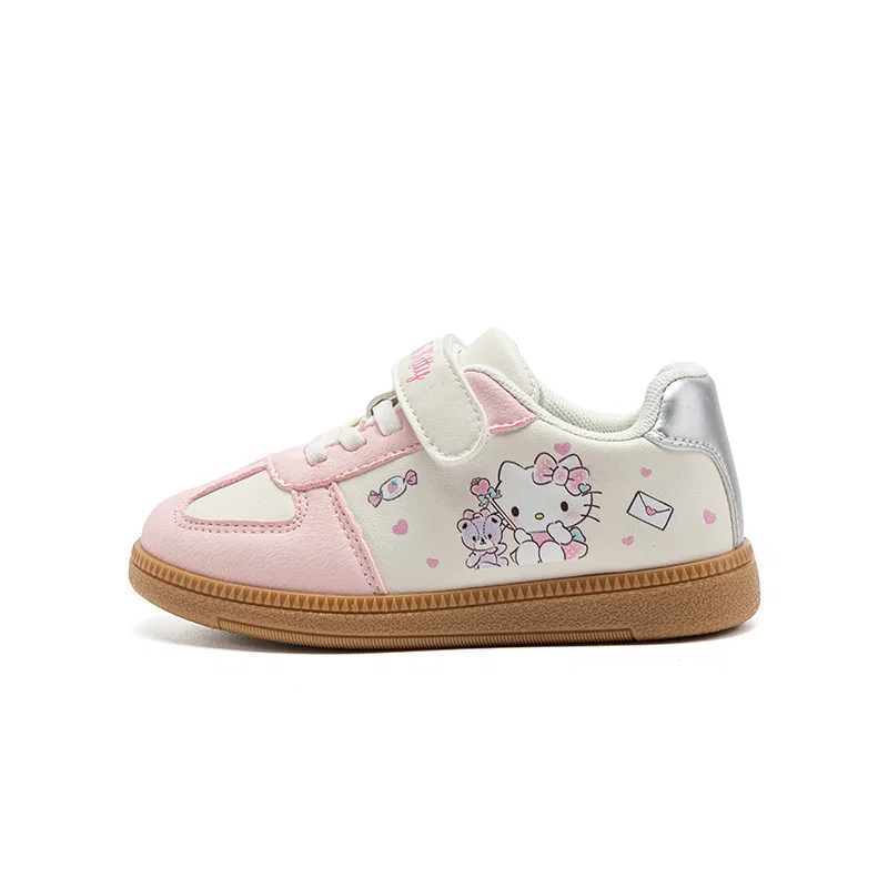 Детские кеды для скейтбординга с принтом Hello Kitty Pink Beige Sanrio