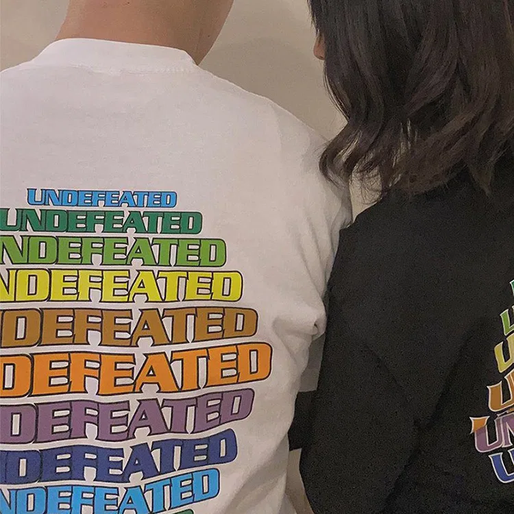 Детская футболка с длинным рукавом UNDEFEATED, Белый — фото 4