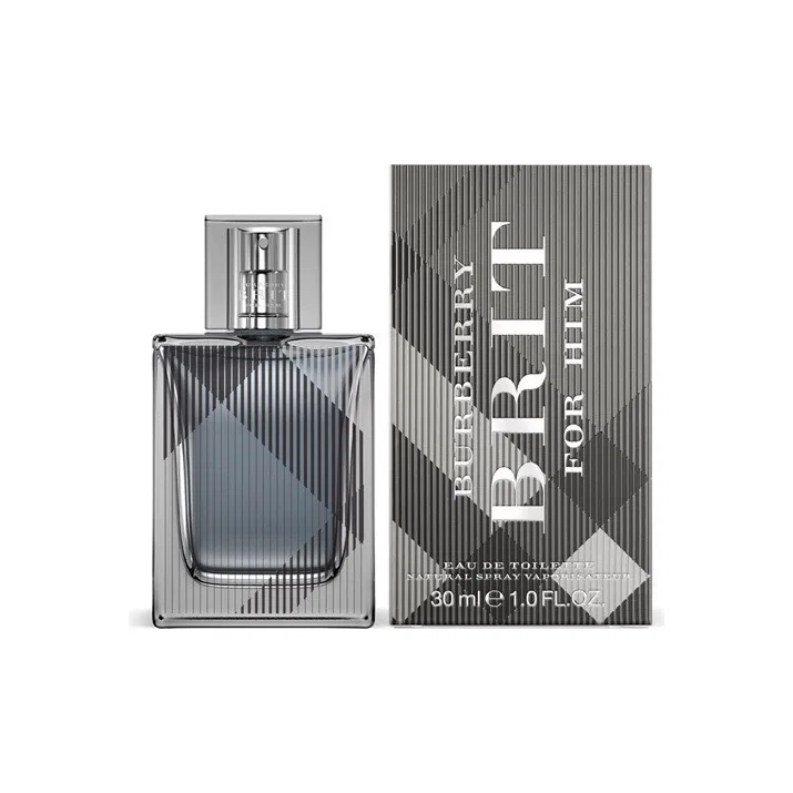 Мужская туалетная вода Burberry Brit British Style, 30 мл, Burberry, Black