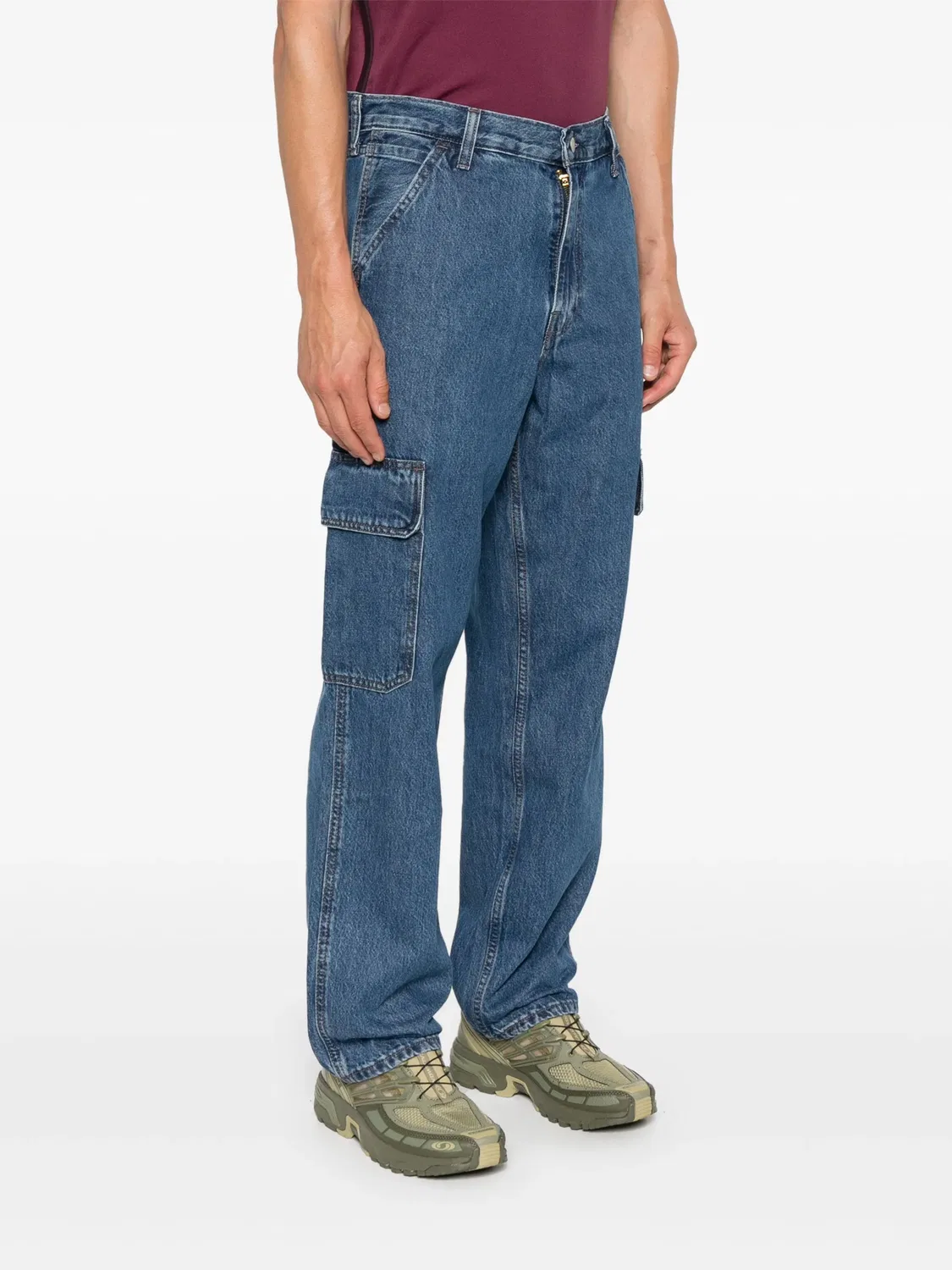 Джинсы 568 карго синие Levi's, синий — фото 2