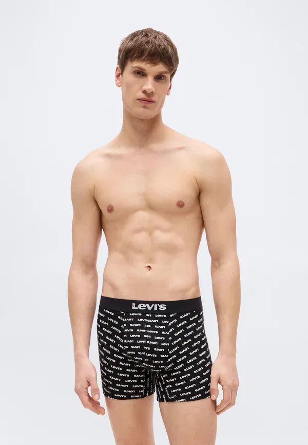 Комплект из 2 мужских боксерских трусов с логотипом Levi'S, черный
