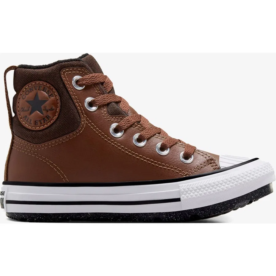 Детские кожаные ботинки Converse Chuck Taylor All Star Berkshire, Коричневый