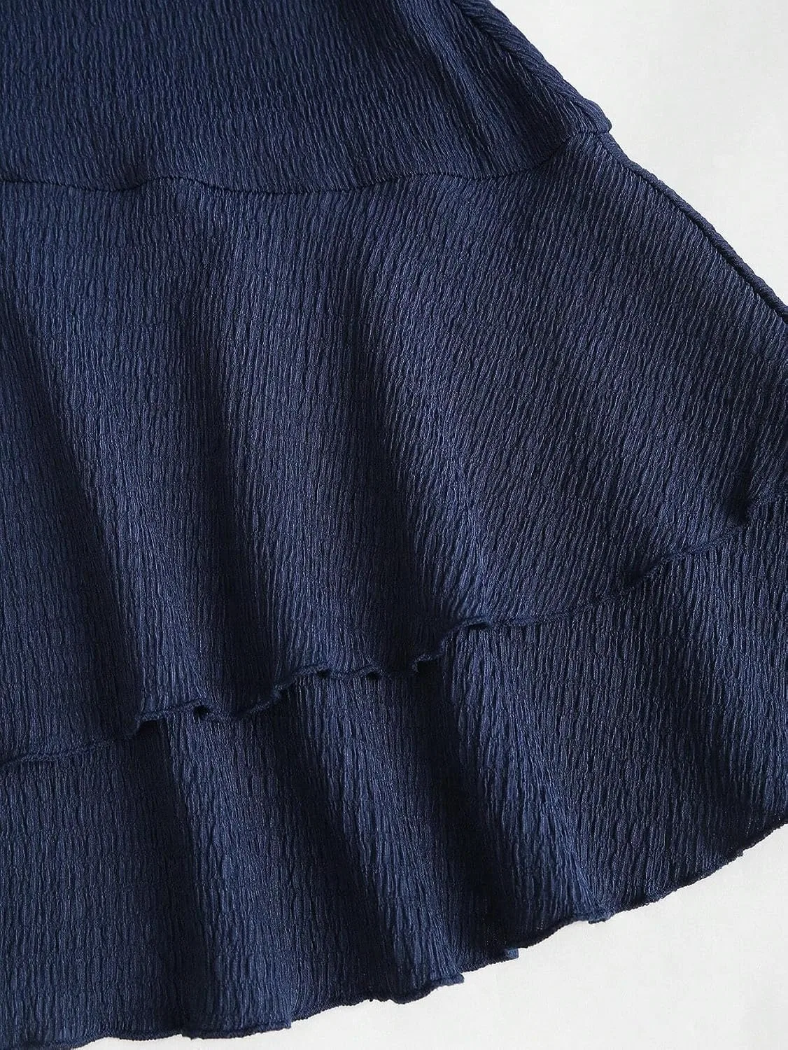 Женское повседневное мини-платье A-силуэта CIVOUX, Navy Blue — фото 2