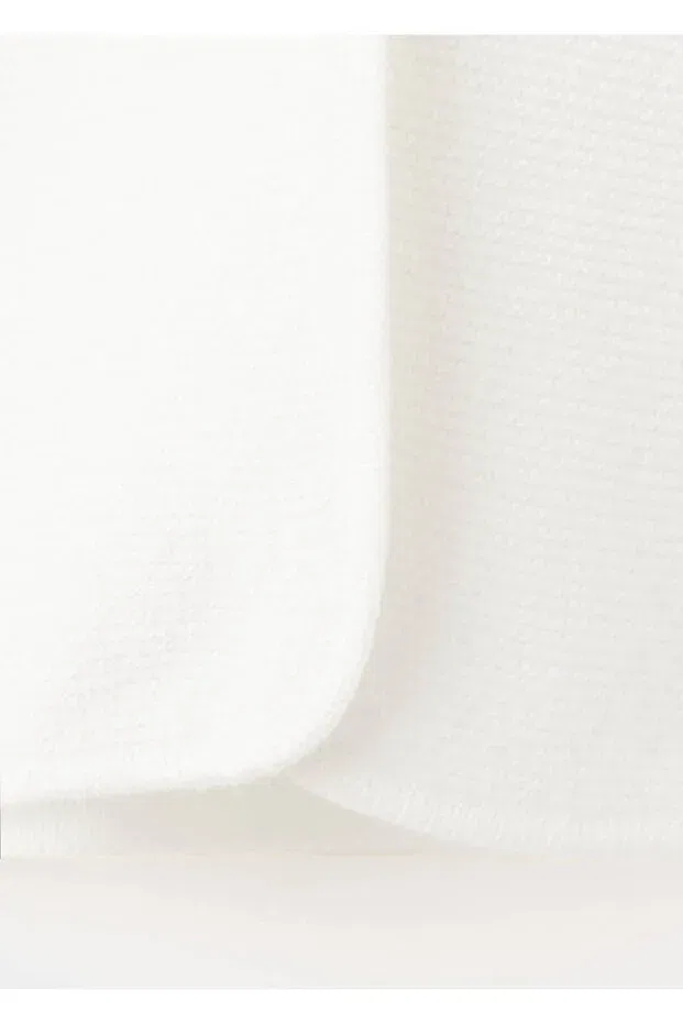 Детский кардиган для девочек с геометрическим принтом Mango Baby, Off White — фото 4