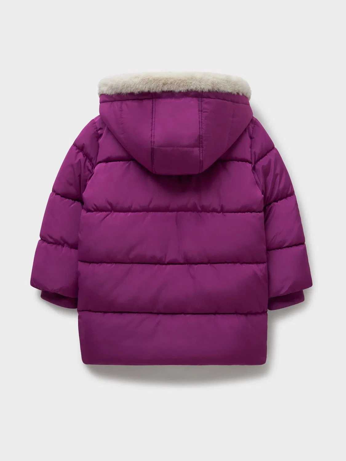 Пуховик с флисовой подкладкой Crew Clothing, фиолетовый — фото 2