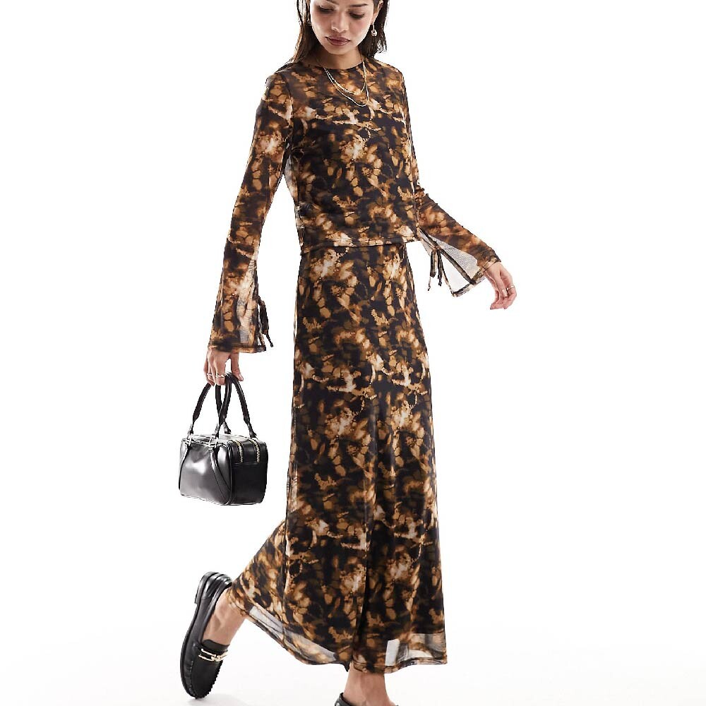 

Блузка Vero Moda mesh long sleeved jersey, мультиколор