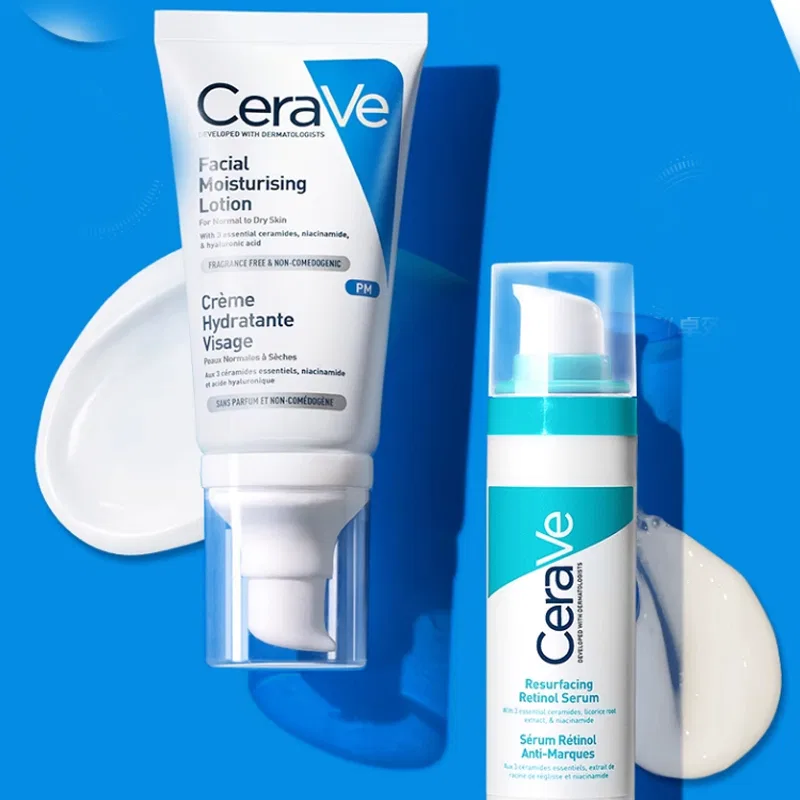 Набор для ухода за кожей CeraVe, PM-лосьон 52 мл + сыворотка с ретинолом 30 мл, CeraVe — фото 3