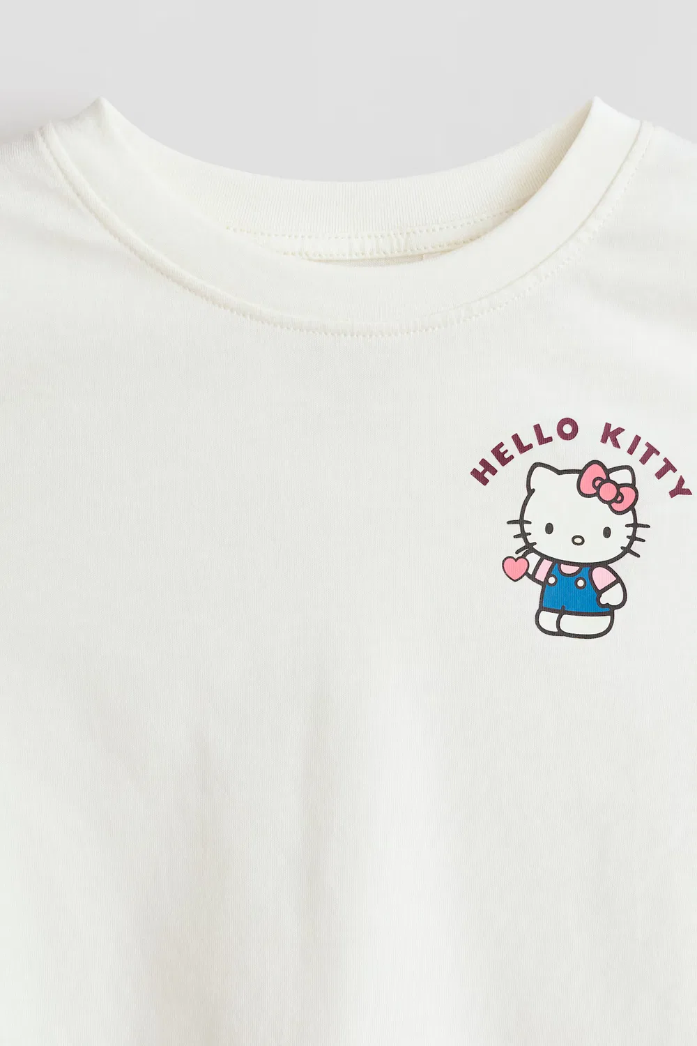 Набор из 3 футболок с принтом H&M, Pflaumenlila/Hello Kitty — фото 3