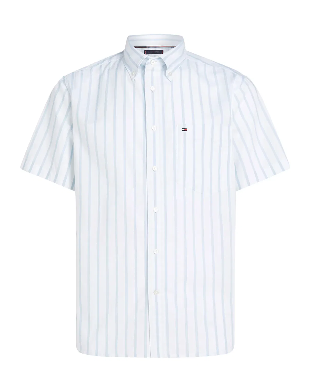 Мужская рубашка из поплина с коротким рукавом Tommy Hilfiger, Multicolor