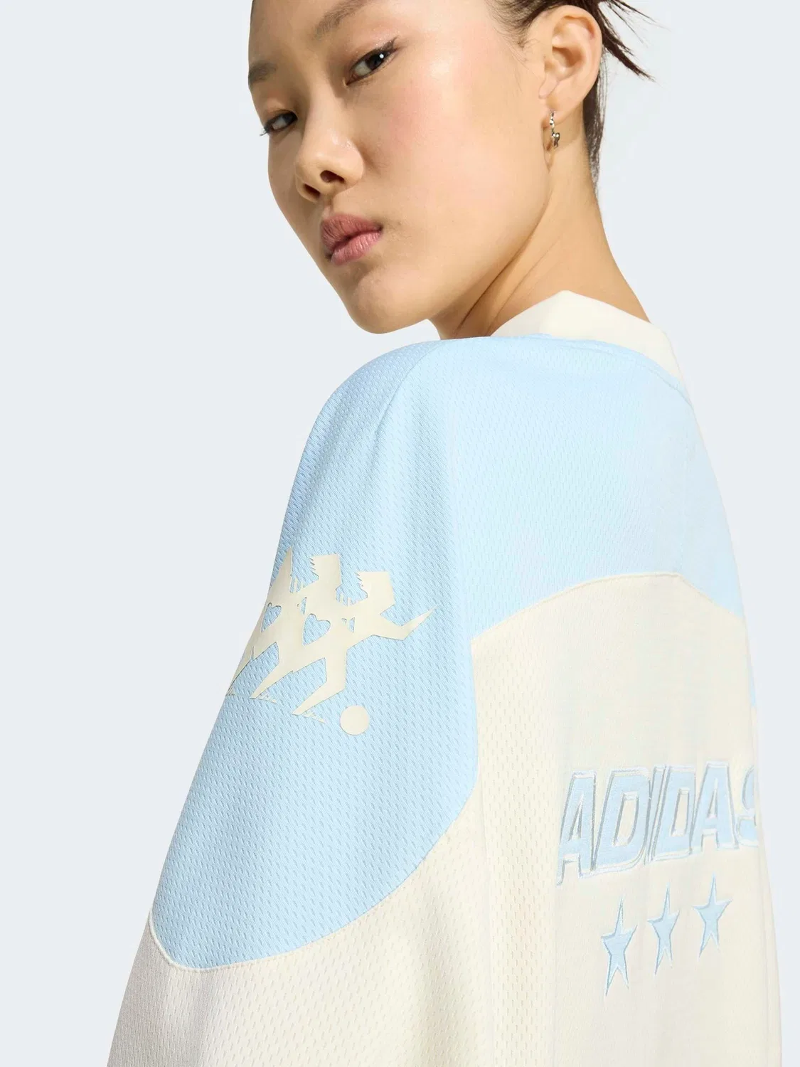 Платье-джерси хоккейное adidas Originals, Light Blue — фото 4