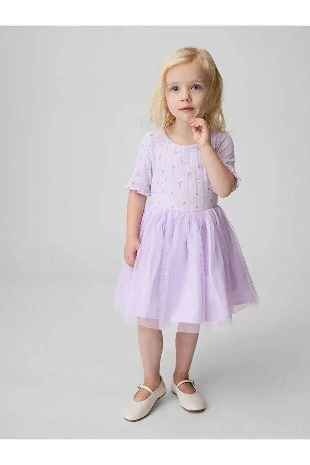Детское платье для девочек из тюля Gap, Lila-000