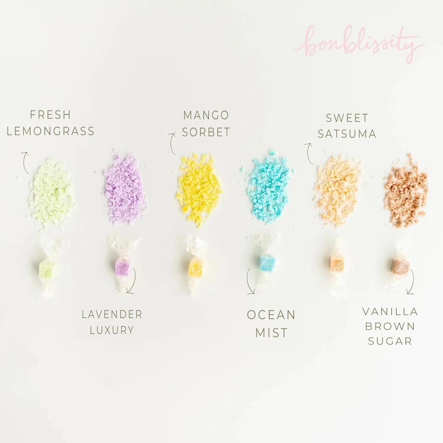 Скраб для тела Sugar Cubes, Bonblissity, 30 шт, Brown Sugar Vanilla — фото 3