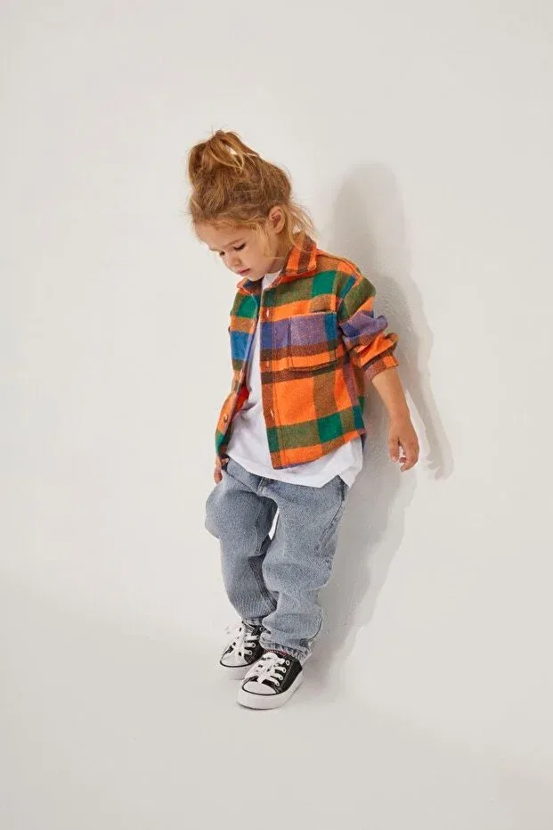 Детская рубашка для мальчиков с длинным рукавом Nazhankids, Multicolor — фото 2