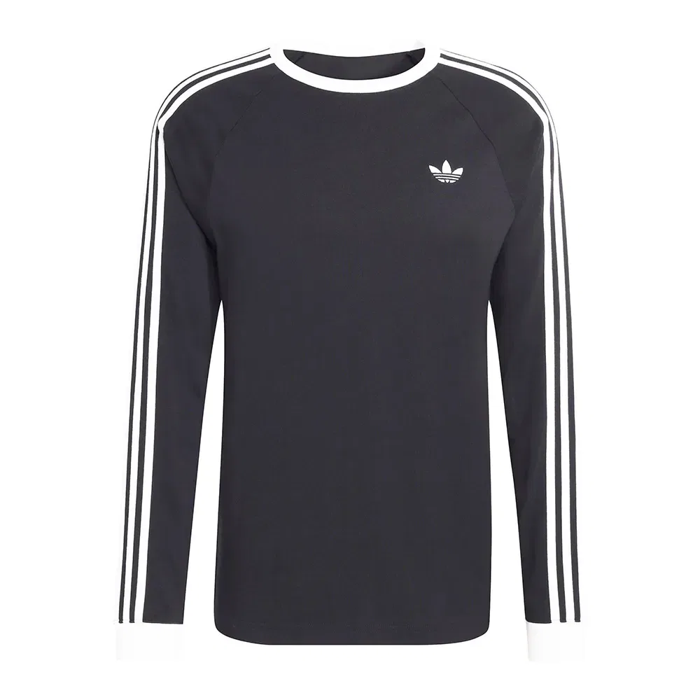 Футболка с длинным рукавом 3 Stripes Adidas Originals, черный — фото 3