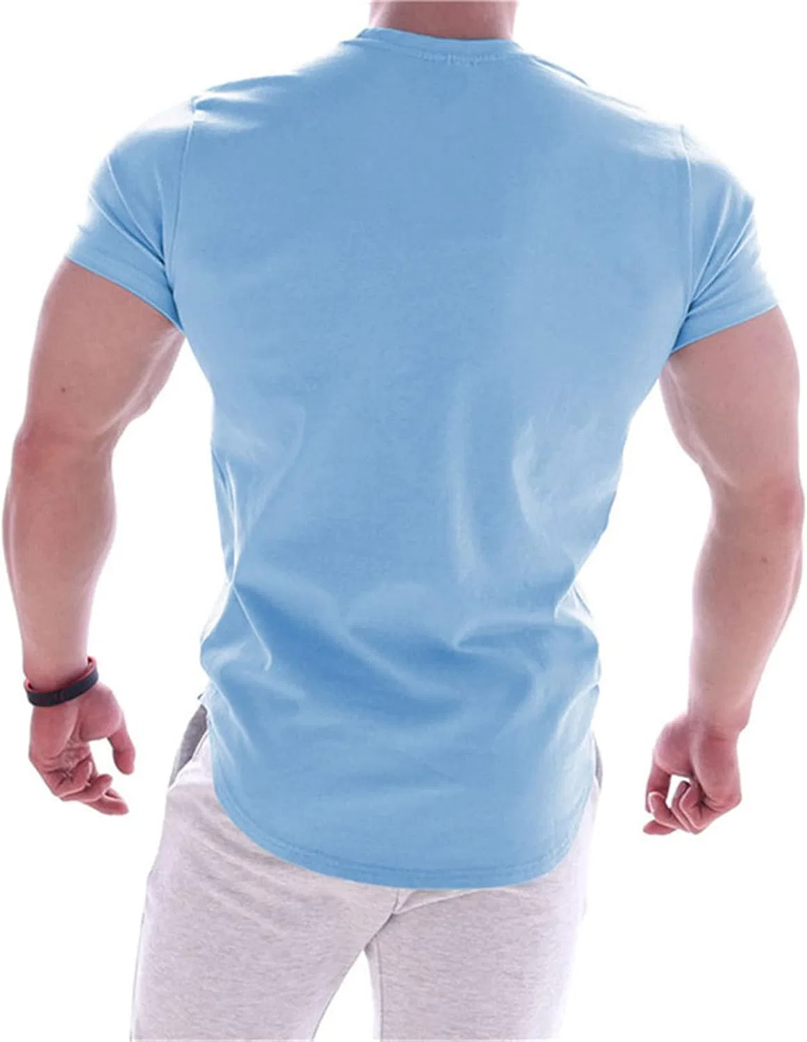 Мужская тактическая компрессионная футболка Stretch Cotton, Blue — фото 3