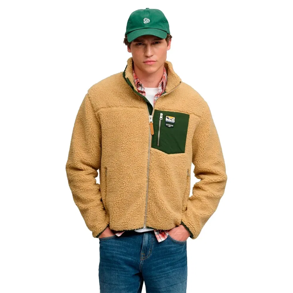 Мужской свитшот с флисом Mountain Fleece Superdry, Beige