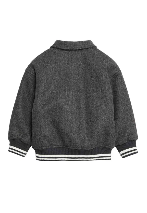 Куртка бомбер с вышивкой, unisex - bomber jacket, Marks & Spencer, коричневый — фото 2