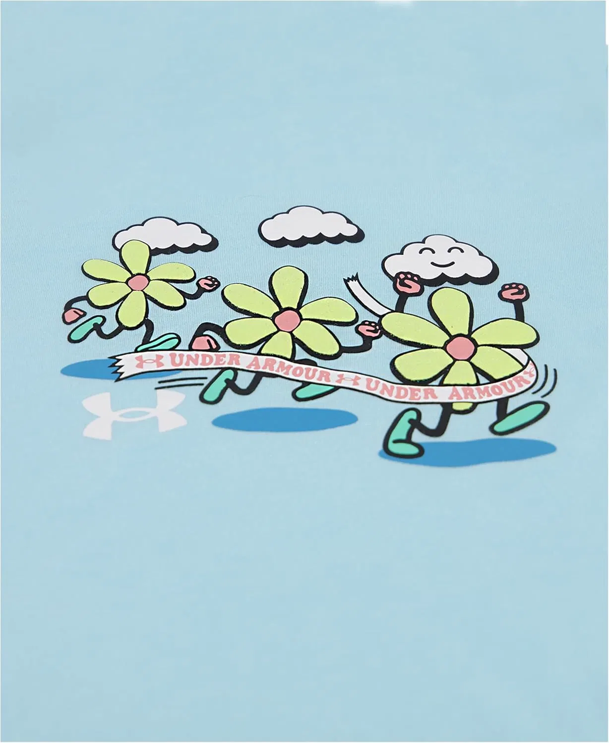 Футболка детская Under Armour, Stream Flowers — фото 2