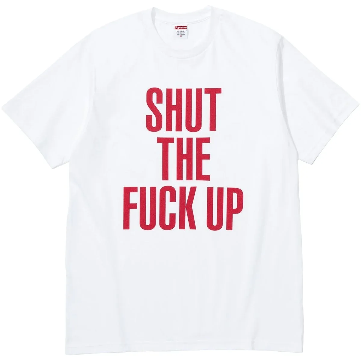 Футболка с принтом Supreme, белый